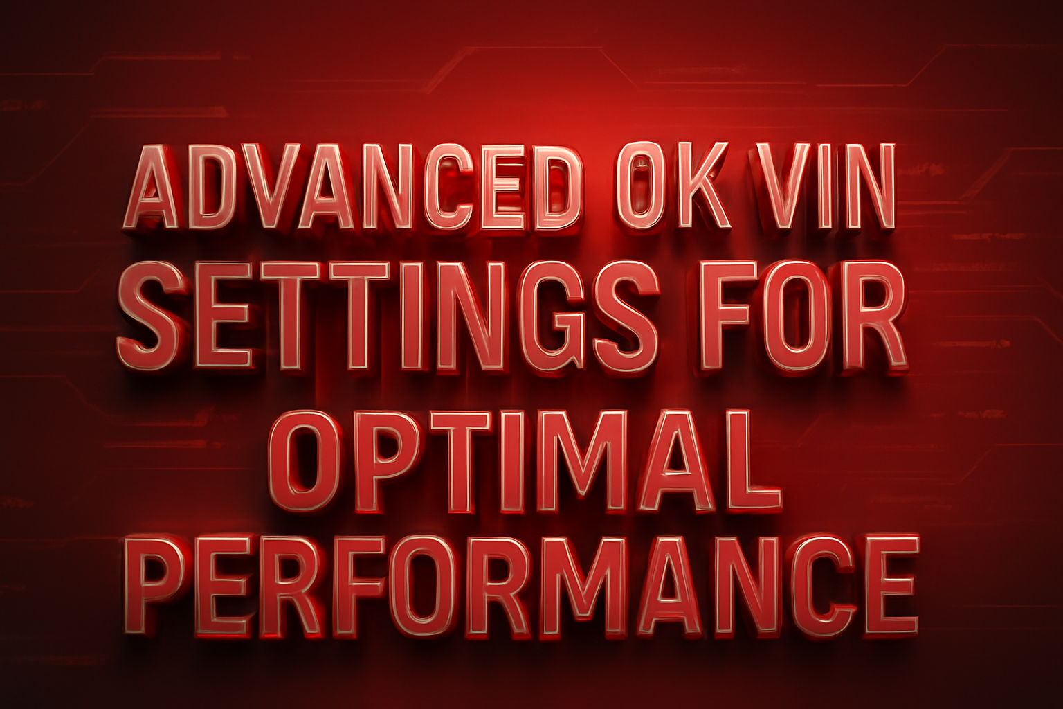 Informational scene depicting Ok Vin Updates with clear text.