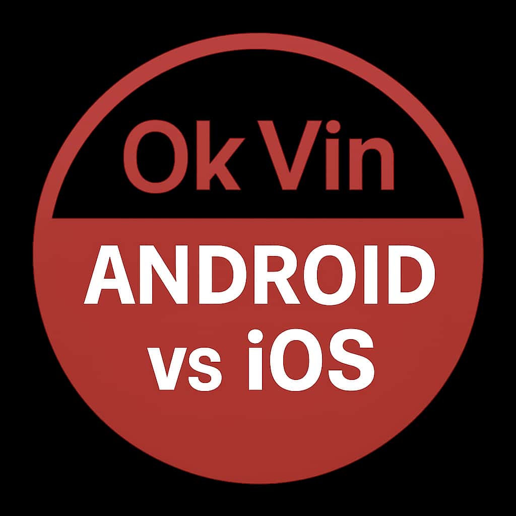 An icon representing Android vs iOS for Ok Vin.