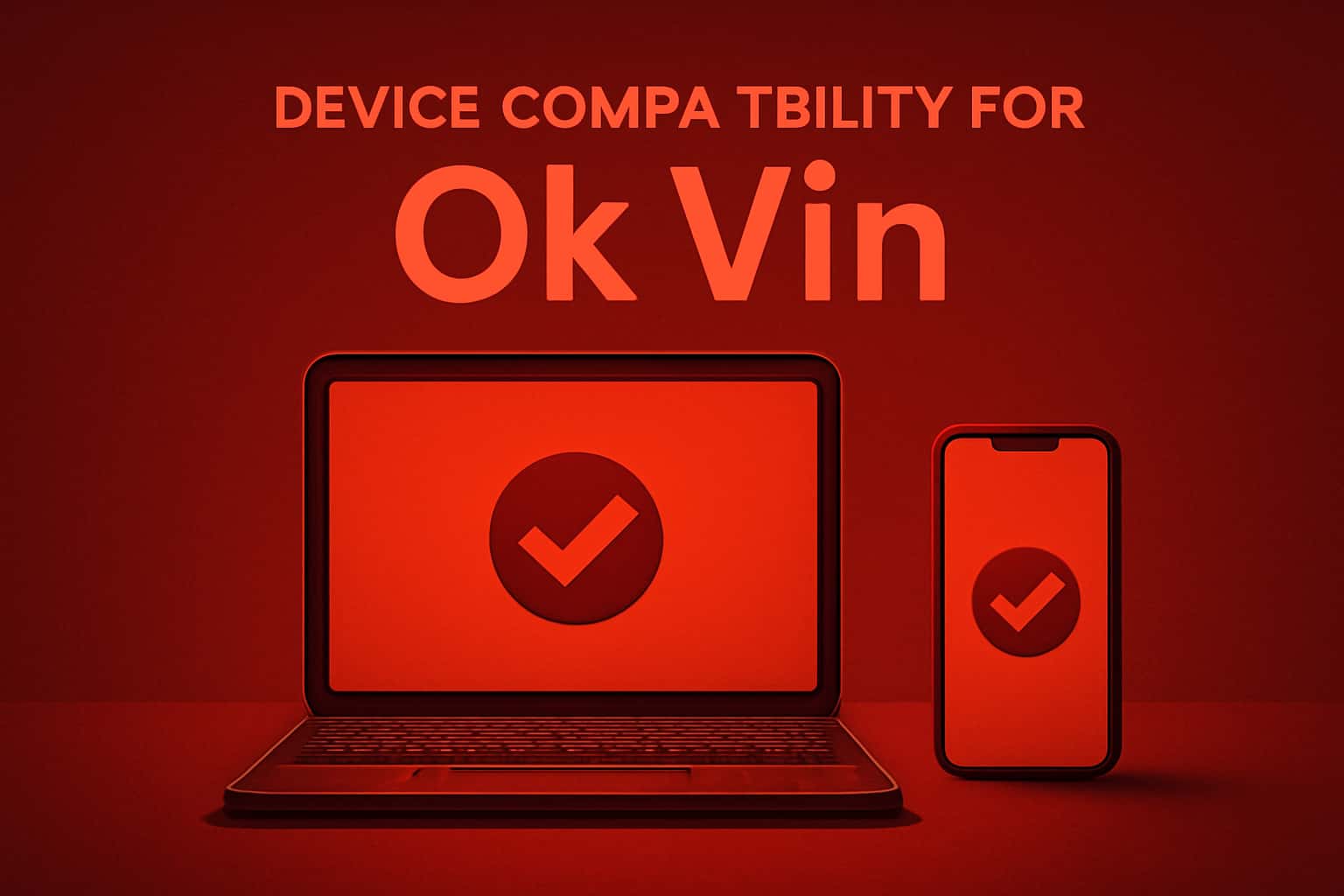 Informational graphic about Device Compatibility for Ok Vin.