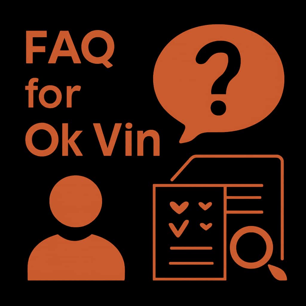 Illustration highlighting the installation steps for Ok Vin.