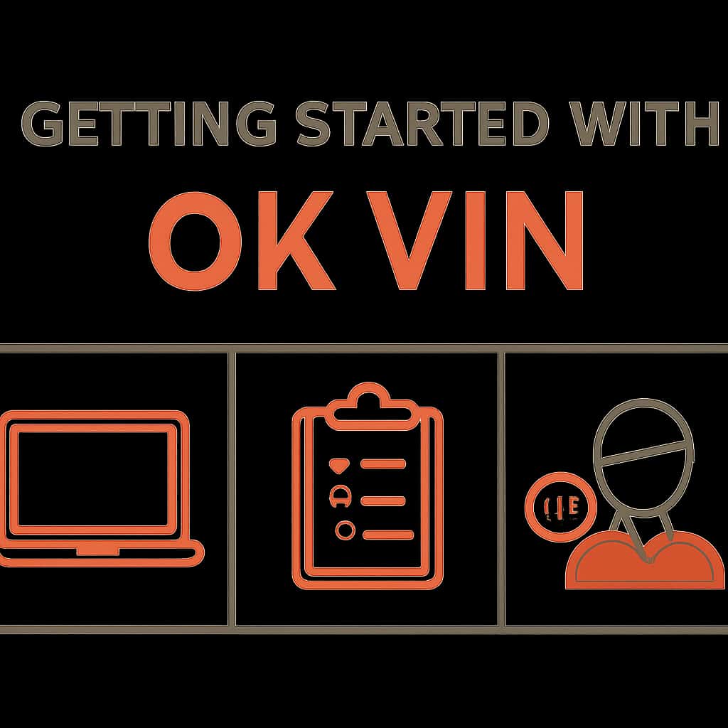 An educational diagram about the installation process for Ok Vin.
