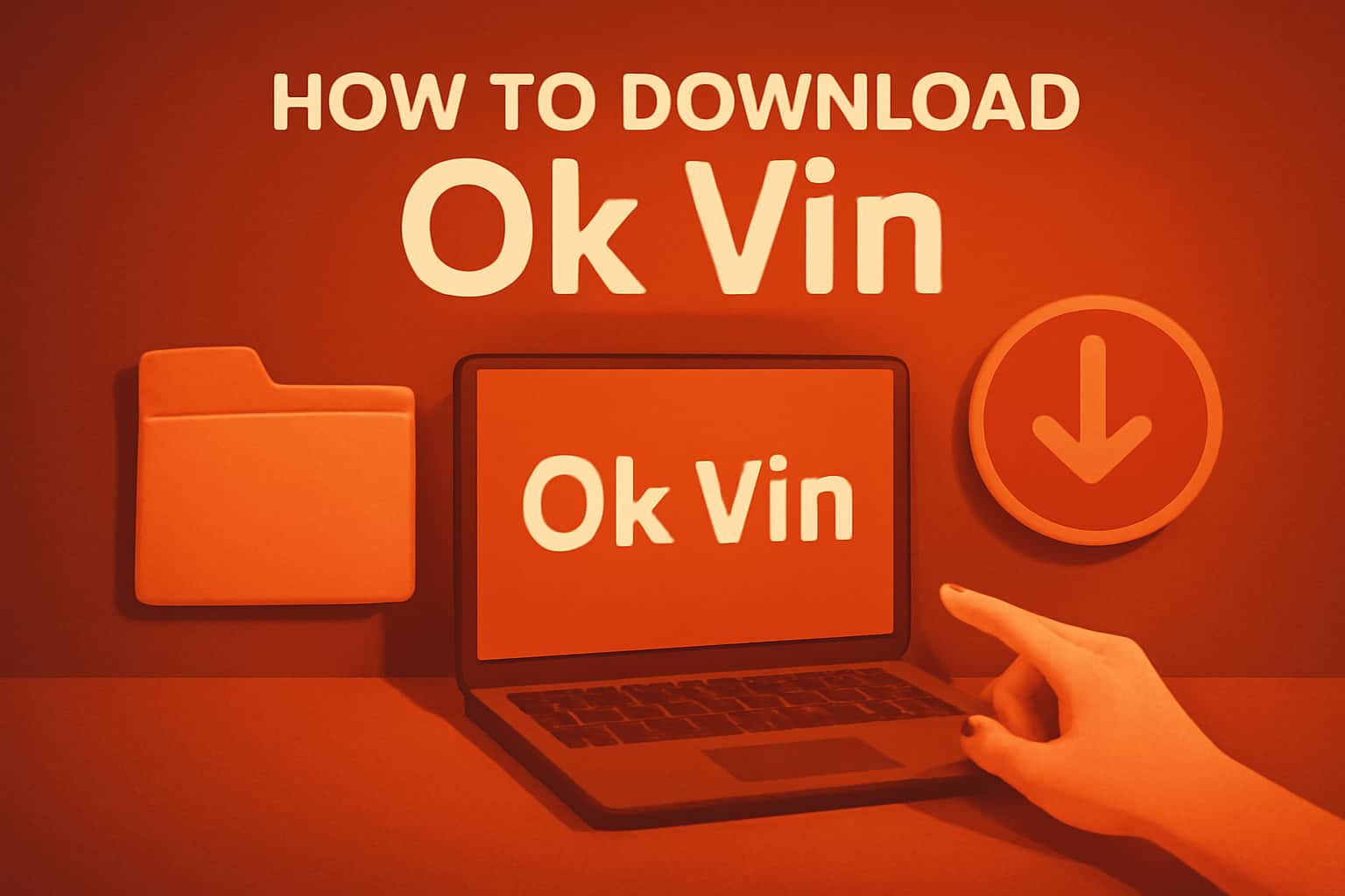 Informational scene illustrating How to Download Ok Vin
