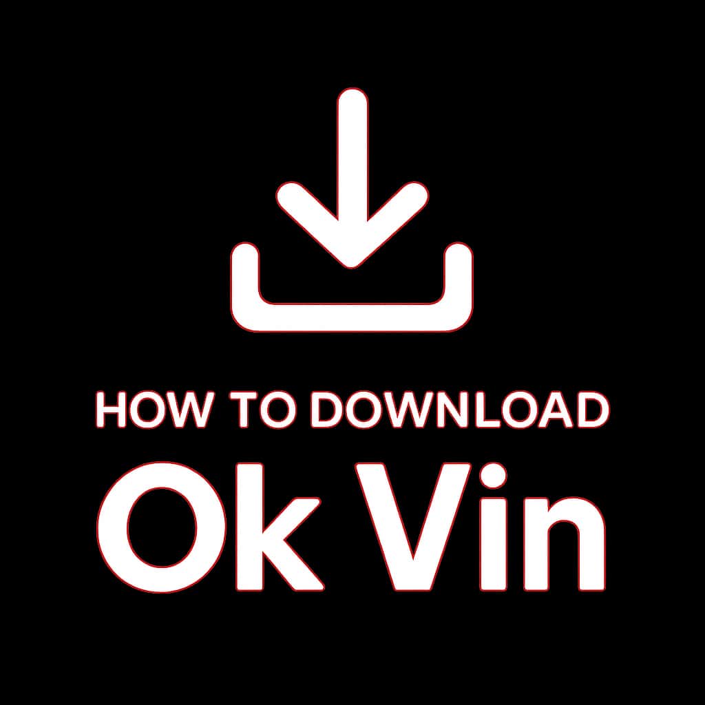 Minimalist badge representing How to Download Ok Vin
