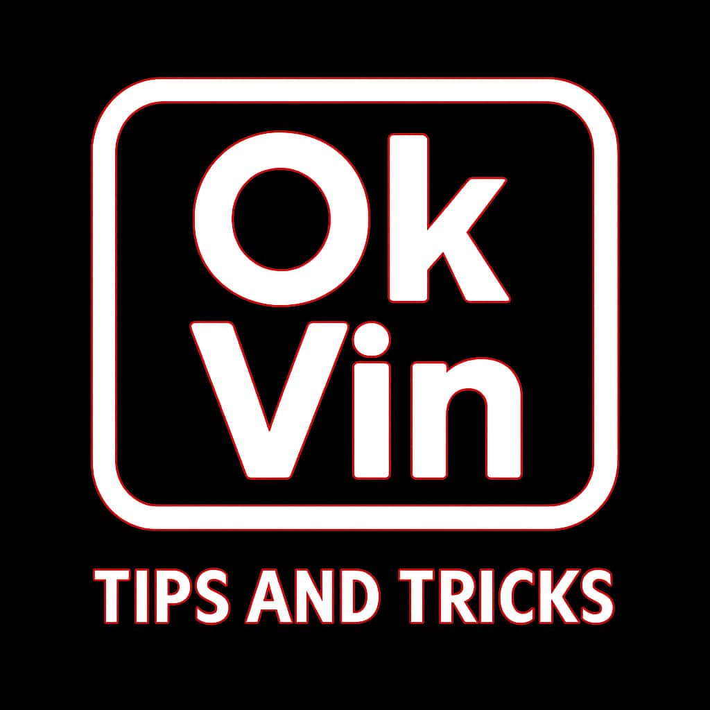 A badge representing Ok Vin Tips and Tricks.