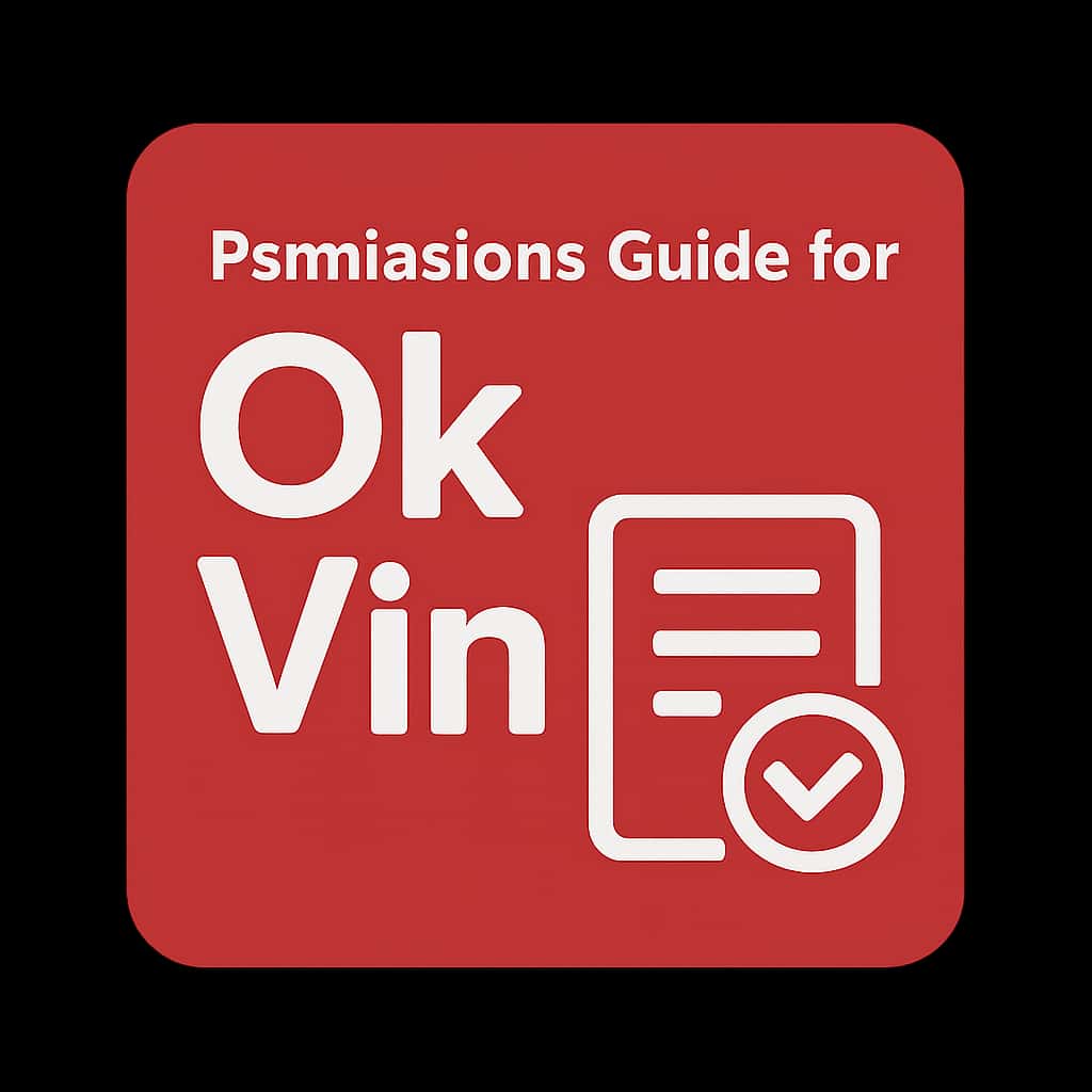 Icon representing Permissions Guide for Ok Vin.