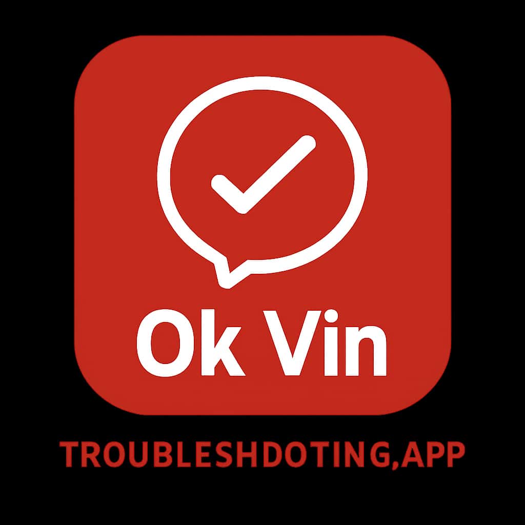 Icon representing the Troubleshooting Ok Vin App.